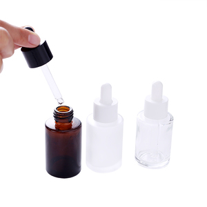 Suministro de Fábrica: Botella de Vidrio Ámbar Esmerilado de 30ml, 1oz, 50ml, 100ml para Aceites Esenciales con Gotero y Tapa, Muestra Gratis - Product Image 3
