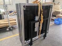 Plateforme de concert portable en aluminium personnalisée à prix avantageux, podium de concert en plein air, scène noire, scène mondiale