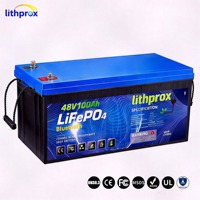 Batterie Lithium-Ion LiFePO4 48V 100Ah de qualité automobile avec protection contre les surcharges pour chariot élévateur contrepoids CE UL