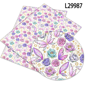 Rollo de PVC de 30*136cm con estampado de mariposas y arcoíris para sofá, muebles, prendas, decoración de cocodrilos, manualidades y carros de golf - Product Image 3