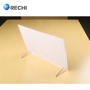 RECHI Giá Đỡ Biển Hiệu Acrylic Trong Suốt Giá Trưng Bày Menu Để Bàn Khung Ảnh Từ Tính Giá Đỡ Biển Hiệu Acrylic Bảng Hiệu Thẻ Menu Bằng Acrylic - Product Image 3
