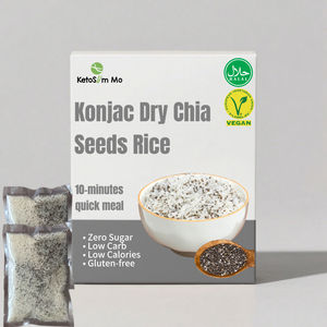 Chetoslim Mo Direct Low Carb Low GI fibra alimentare perdere grasso promuovere il metabolismo Shirataki istantaneo Konjac Chia semi di riso secco - Product Image 1
