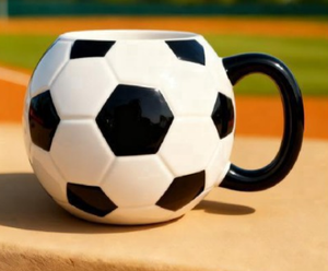 Taza de Café Creativa 3D con Forma de Balón de Fútbol, Personalizada, para Té, Leche, Regalo, Diseño Original (OEM/ODM) - Product Image 4