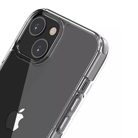 OEM ODM fabricant cristal clair Anti jaune couverture de téléphone TPU PC antichoc étui de protection pour iPhone 13 Mini 14 Pro Max