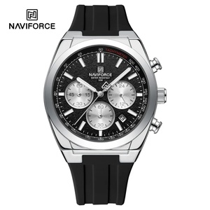 NAVIFORCE8080 Brand Mens Fashion Luxury Quartz Wristwatches Sports 24 Hours and Date Display Waterproof <b>Chronograph</b> Clock Male - Product Image 4