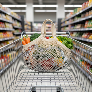 Fabricant de sacs en filet écologiques, sacs en filet réutilisables avec logo personnalisé pour les acheteurs en gros - Product Image 1