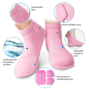 Calcetines de Gel Reutilizables para Terapia de Frío y Calor, Envoltura de Hielo para Manos, Alivio de la Fascitis Plantar, Dolor y Hinchazón en el Talón, Recuperación Post-Entrenamiento - Product Image 6