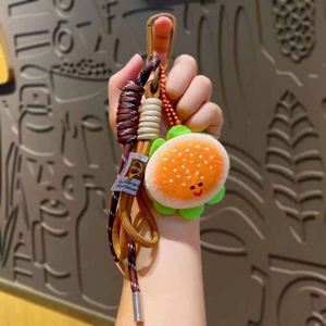 Llaveros de peluche bonitos para mujer, con diseño de soda y nudo de cuerda, para teléfono móvil y coche, colgantes decorativos para bolso, ideales para regalos - Product Image 5