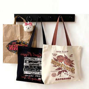 Promotion Advertising Reusable Blank Personalized Canvas Grocery Shopping Bag Organic Cotton Tote Bags Custom Logo Wholesale
