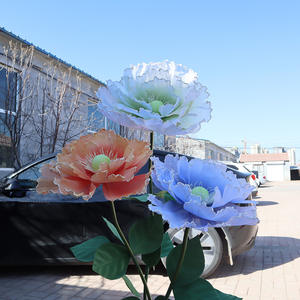 <span class=keywords><strong>Fleur</strong></span> artificielle <span class=keywords><strong>de</strong></span> coquelicot réaliste en tissu pour décoration <span class=keywords><strong>de</strong></span> vitrine, mariage, fête des Mères, décoration intérieure - Product Image 2