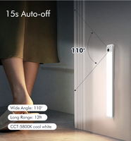 Détecteur de mouvement intelligent pour éclairage sous armoire, veilleuse LED pour chambre et cuisine