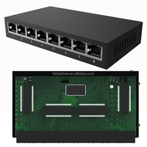 จัดส่งเร็ว โรงงานจีน สวิตช์อีเธอร์เน็ต 8 พอร์ต 1000Mbps ฮับเครือข่าย LAN สวิตช์เครือข่ายเดสก์ท็อป 8GE ตัวแยกสัญญาณ - Product Image 2