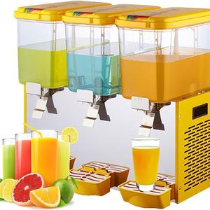 Máquina Expendedora Automática Comercial de Bebidas Frías de 3L/6L/12L/15L, Máquina de Granizados Negra Plateada para Hotel - Product Image 2