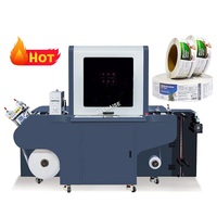 Machine d'impression d'étiquettes numériques rouleau à rouleau, imprimante d'étiquettes à données variables, imprimante d'étiquettes UV à jet d'encre, imprimante d'étiquettes couleur