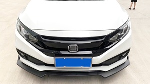 Accesorios Exteriores Welta, Alerón Difusor de Parachoques Delantero con Aspecto de Fibra de Carbono para Honda Civic 2016-2021 - Product Image 4