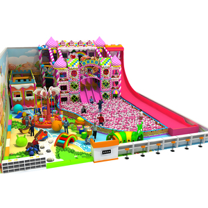 Aire de jeux intérieure sur le thème des bonbons, aire de jeux en sable, toboggan d'amusement pour enfants - Product Image 4