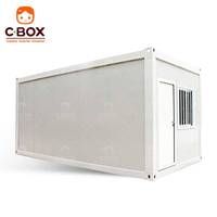 Cbox, bâtiments d'hôtel de luxe préfabriqués faciles à assembler, 20 pieds, villa à 2 étages, bureau, salle de sport, bar, restaurant, maison en conteneur en kit