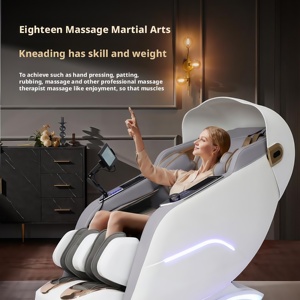 Hochwertige 4D-Jade-Kern-Massagesessel mit Schwerelosigkeitsfunktion, Ganzkörper-Airbag-<span class=keywords><strong>Massage</strong></span>, Fußreflexzonenmassage, Beheizter Rücken- und Lendenwirbelsäulenmassage, Intelligente KI - Product Image 5