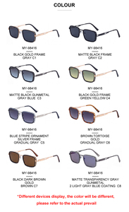 Occhiali da <span class=keywords><strong>Sole</strong></span> Partagas all'Ingrosso, Design alla Moda con Logo Personalizzato, Montatura Rettangolare con Cerniera a Molla, Protezione UV400 per Uomo - Product Image 5