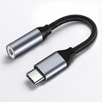 CÂBLE ADAPTATEUR 20CM USB TYPE C vers 3.5 STÉRÉO FEMELLE AVEC CHIPSET