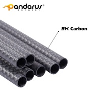 Accessoires de tir à l'arc Pandarus Archery ID 5,2 mm 6,2 mm, tiges de flèches en carbone pur 3K pour arcs classiques et composés, chasse et tir à l'arc.