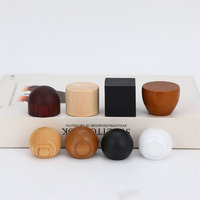 Tapas de botellas de perfume de madera de 15mm con forma especial de buen material duradero al por mayor