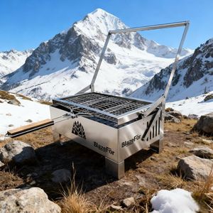Parrillas para Barbacoa de Acero Inoxidable, Parrilla para Barbacoa BlazeFor Flip para Exteriores, para Condiciones Climáticas Extremas, en Venta - Product Image 1