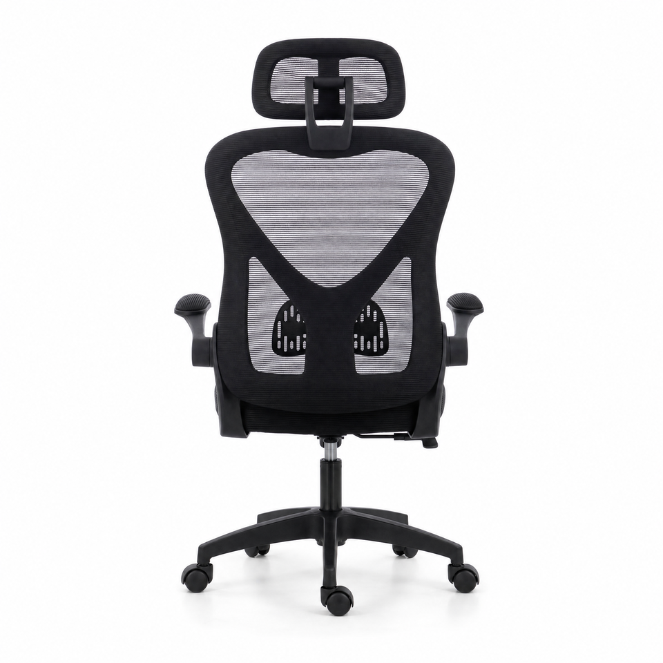 Ergonomic Office Chair High Back Mesh Desk Chair with Headrest Lumbar ...