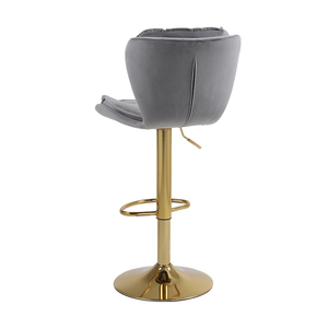 <span class=keywords><strong>Chaise</strong></span> <span class=keywords><strong>de</strong></span> bar <span class=keywords><strong>de</strong></span> petit-déjeuner rotative moderne <span class=keywords><strong>Chaise</strong></span> <span class=keywords><strong>de</strong></span> salle à manger stable en métal avec tissu réglable pour usage domestique Utilisation hôtelière abordable - Product Image 2