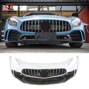 Xe Bumper đối với MERCEDES BENZ AMG GT S GT R GT C <span class=keywords><strong>2</strong></span> cửa 2015 2017 nâng cấp GTR phong cách xe BodyKit - Product Image 3