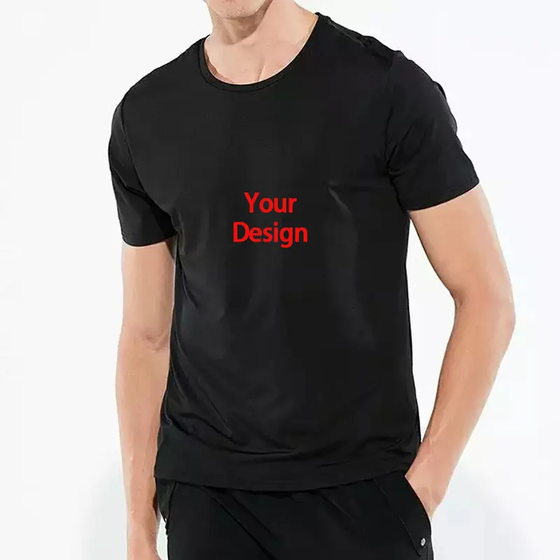 उच्च गुणवत्ता कस्टम मुद्रित टी शर्ट पॉलिएस्टर सादे रिक्त टीशर्ट डिजाइन बनाने की क्रिया खेल टी शर्ट
