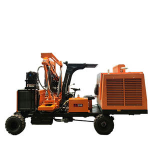 Martillo de barandilla hidráulica de alta eficiencia, controlador de pila de barrera de choque, nueva máquina de carretera de rueda para industrias agrícolas y valla de carretera - Product Image 1