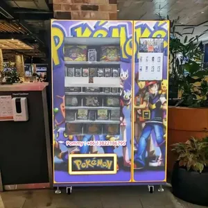 Customize Card Vending Machine Pokeman Card Game Card Vending Machine With Cash Coin Payment