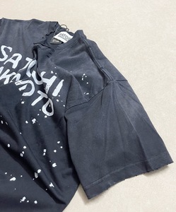 Chemises pour hommes Nouveau style Personnalisation en gros Logo Satoshi <span class=keywords><strong>Nakamoto</strong></span> Chemises pour hommes Designer Effet délavé Peinture éclaboussée Manches courtes - Product Image 5