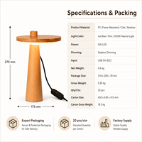 Lampe artisanale en bois naturel, lampe cadeau en bois, lampe de table décorative moderne, style fait main, éclairage de décoration intérieure, fabricant en gros