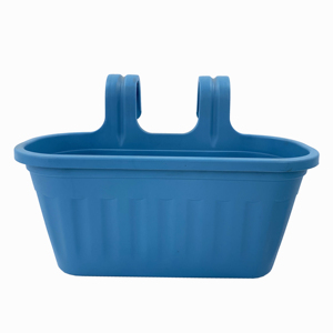 Jardín al aire libre oval colgante <span class=keywords><strong>de</strong></span> plástico <span class=keywords><strong>maceta</strong></span> <span class=keywords><strong>de</strong></span> flores ollas para barandillas balcón - Product Image 4