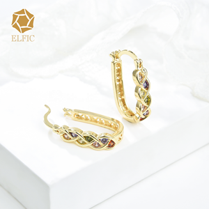 Elfic गहने जिक्रोन joyeria फैशन गहने मेक्सिको कान की बाली कस्टम गहने कान की बाली महिलाओं - Product Image 2