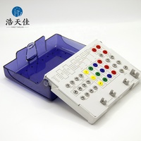 Boîte de désinfection personnalisée, boîte à outils pour ciseaux et limes à os, boîte de mélange de poudre d'os, en promotion