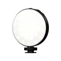 Lampe à selfie pliable pour téléphone, anneau lumineux LED à diffusion douce, RGB, température de couleur réglable, protection des yeux, télécommande