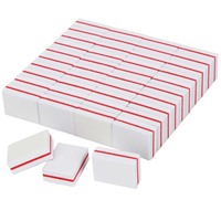 Lime à ongles en éponge carrée de haute qualité, personnalisable, pour manucure professionnelle, vente en gros