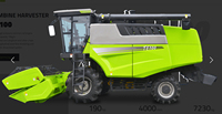 Moissonneuse-batteuse à blé de haute qualité 190 CV TE100, largeur de travail 3680 mm, avec accessoire, à bas prix