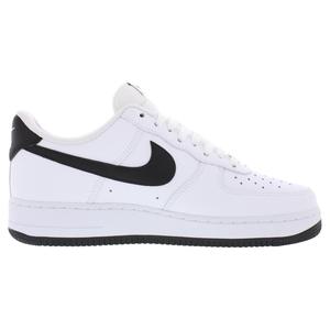 Chaussures unisexes Nike Air Force 1 '07 en cuir blanc noir style basketball - Product Image 2