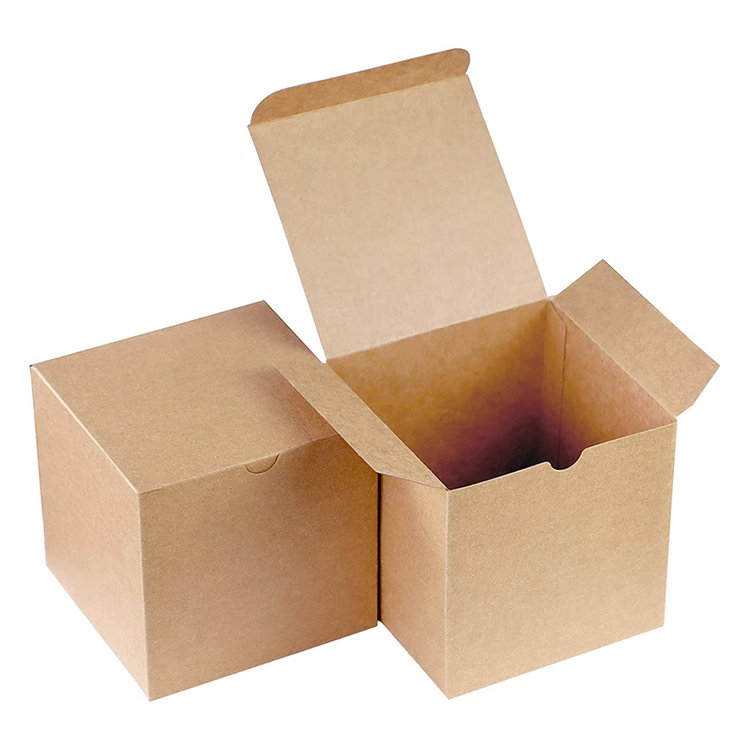 Wholesale custom logo eco friendly Kraft paper gift boxes for candles