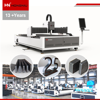 Machine de découpe laser à fibre CNC en métal Hongniu 3000 6000w pour l'acier au carbone, fabriquée en Chine