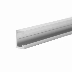 Harga pabrik Anodize selesai Alloy lampu Led profil aluminium wastafel panas permukaan bagian industri aluminium untuk tangga kustom
