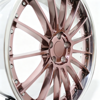 Jantes forgées sur mesure en deux parties, couleur or rose, 18, 19, 20, 21, 22, 23 pouces, jantes en alliage à fond profond pour Mercedes Benz AMG CLE W236 CLE300 CLE450