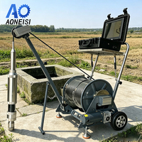 Kit d'inspection de forage portable avec écran de 12 pouces, boîtier étanche et câble de sonorisation haute résistance pour travaux sur les puits d'eau en terrain