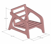 Tables d'extérieur pliables modernes, durables, imperméables et résistantes aux UV, meubles en bois directement de l'usine, couleur et taille personnalisables