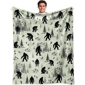 Black Raccoon Sunglasses Fries Flannel <b>Blanket</b> Throw <b>Blanket</b> Nap <b>Blanket</b> Machine Washable Fade Resistant for Home Office Nap - Product Image 6