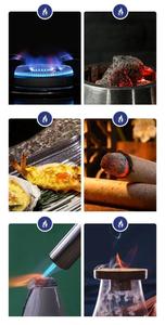 Windproof <b>Refillable</b> Jet Flame Lighters Cool Torch Lighters for BBQ - Product Image 6